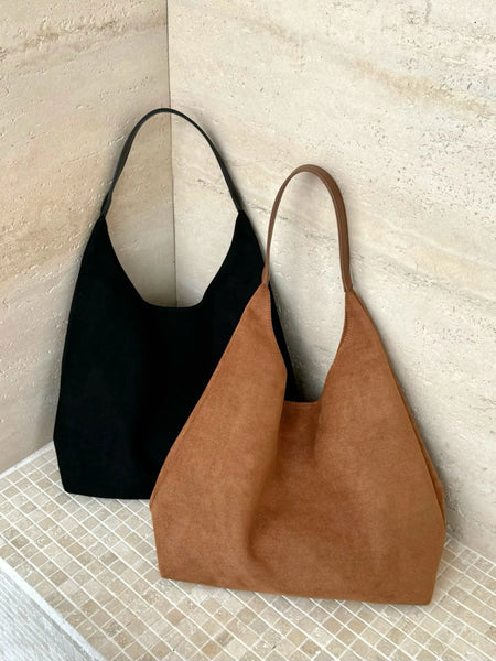 suede shoulder bag