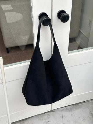 suede shoulder bag