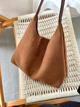suede shoulder bag