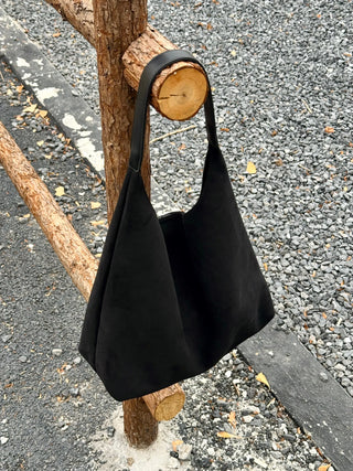 suede shoulder bag
