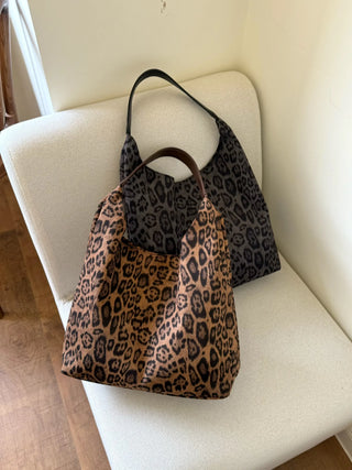 leopard print tote