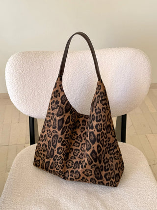 leopard print tote