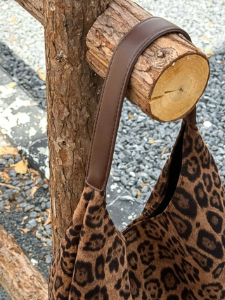 leopard print tote