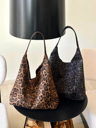 leopard print tote