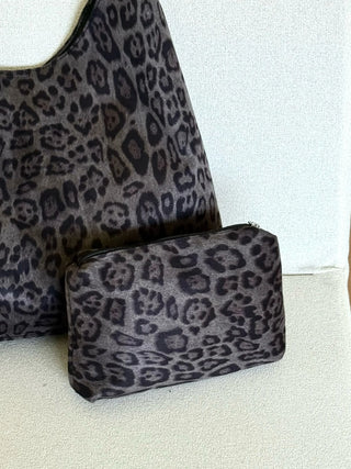 leopard print tote