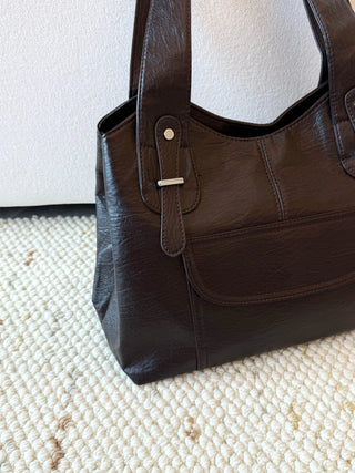 minimalist shoulder tote