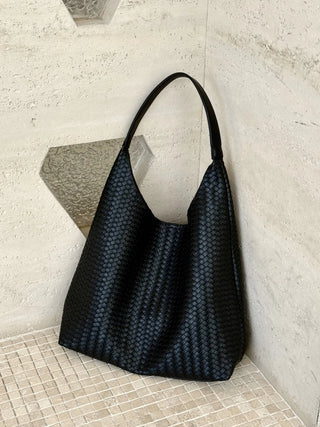 weave shoulder tote
