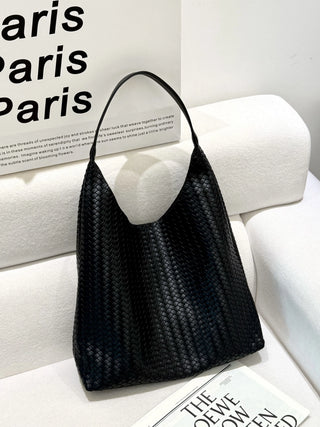 weave shoulder tote