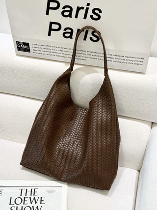 weave shoulder tote