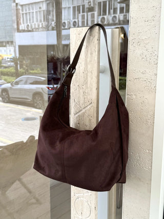 velvet messenger bag