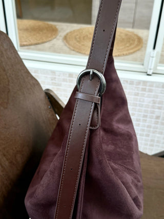 velvet messenger bag