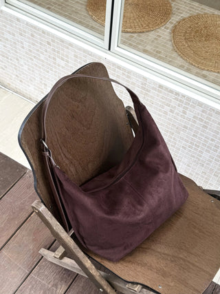 velvet messenger bag