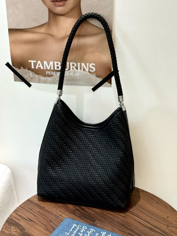 woven handbag