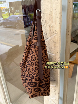 leopard print tote