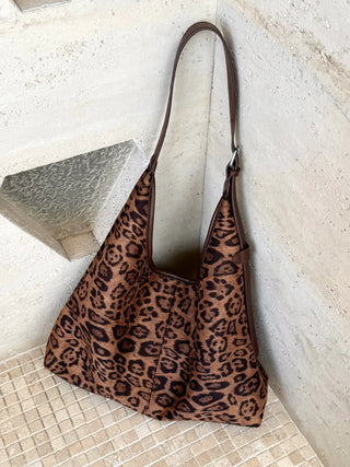 leopard print tote