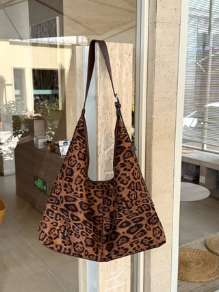 leopard print tote