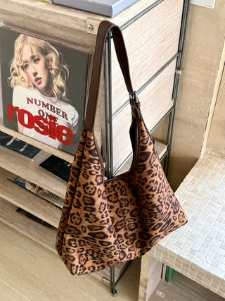 leopard print tote