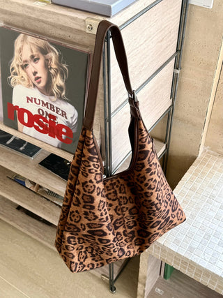 leopard print tote