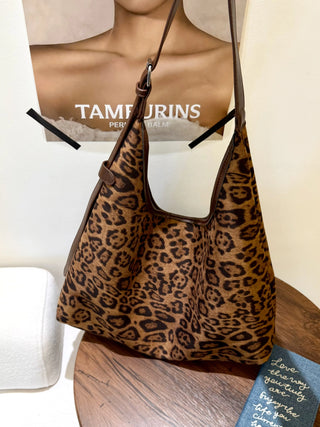 leopard print tote