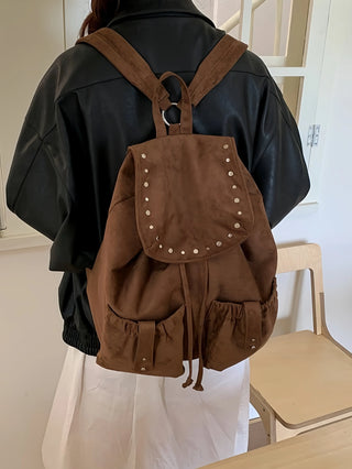 velvet backpack