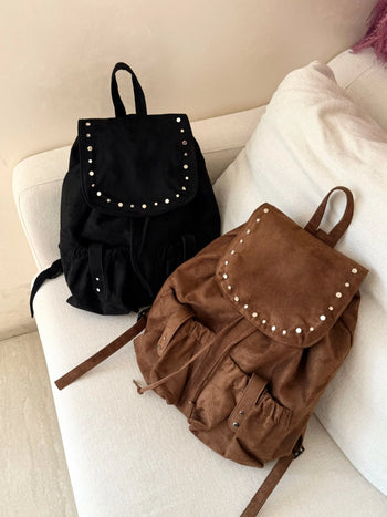 velvet backpack