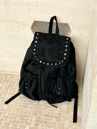 velvet backpack