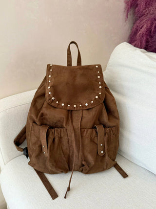 velvet backpack