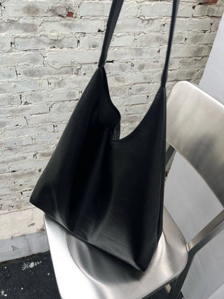 soft leather tote