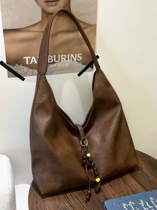 textured shoulder bag