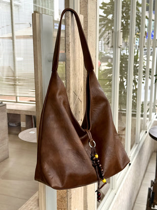 textured shoulder bag