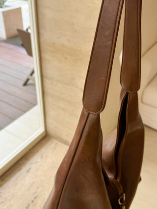 textured shoulder bag