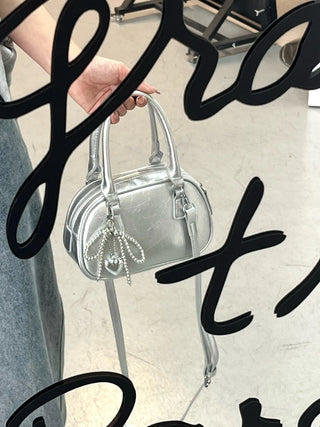silver bowling bag