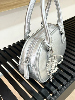 silver bowling bag