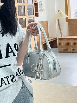 silver bowling bag