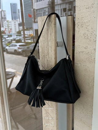 tassel shoulder bag