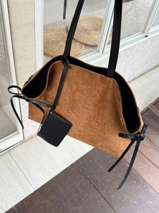 velvet shoulder bag