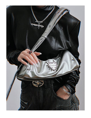 Thorn Heart Baguette Bag