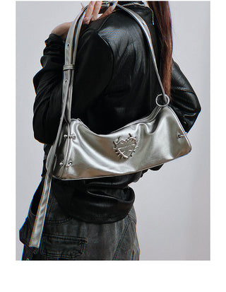 Thorn Heart Baguette Bag