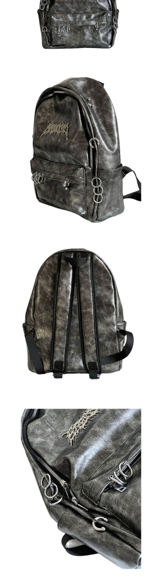 Dark Punk Rivet Backpack