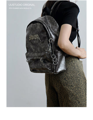 Dark Punk Rivet Backpack