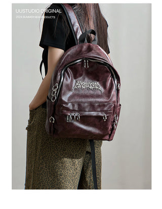 Dark Punk Rivet Backpack