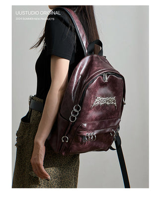 Dark Punk Rivet Backpack