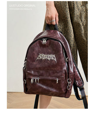 Dark Punk Rivet Backpack