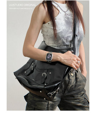 Soft Leather Tote Backpack