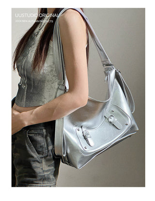 Soft Leather Tote Backpack