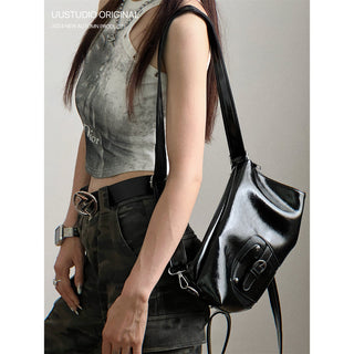Soft Leather Tote Backpack