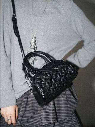 Embroidered Star Messenger Bag