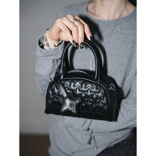 Embroidered Star Messenger Bag