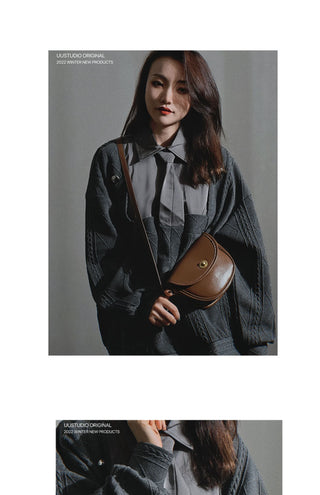 Vintage Saddle Messenger Bag