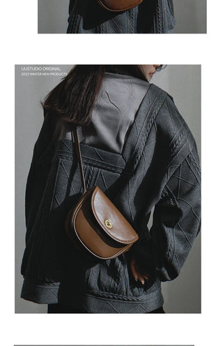 Vintage Saddle Messenger Bag